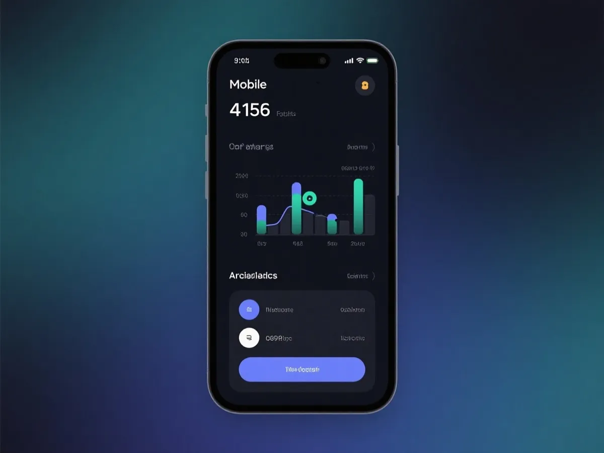移动端数据与计划看板界面预览