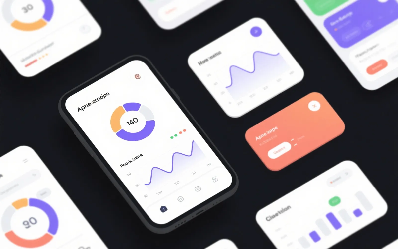 计划看板与走势分析的界面示意